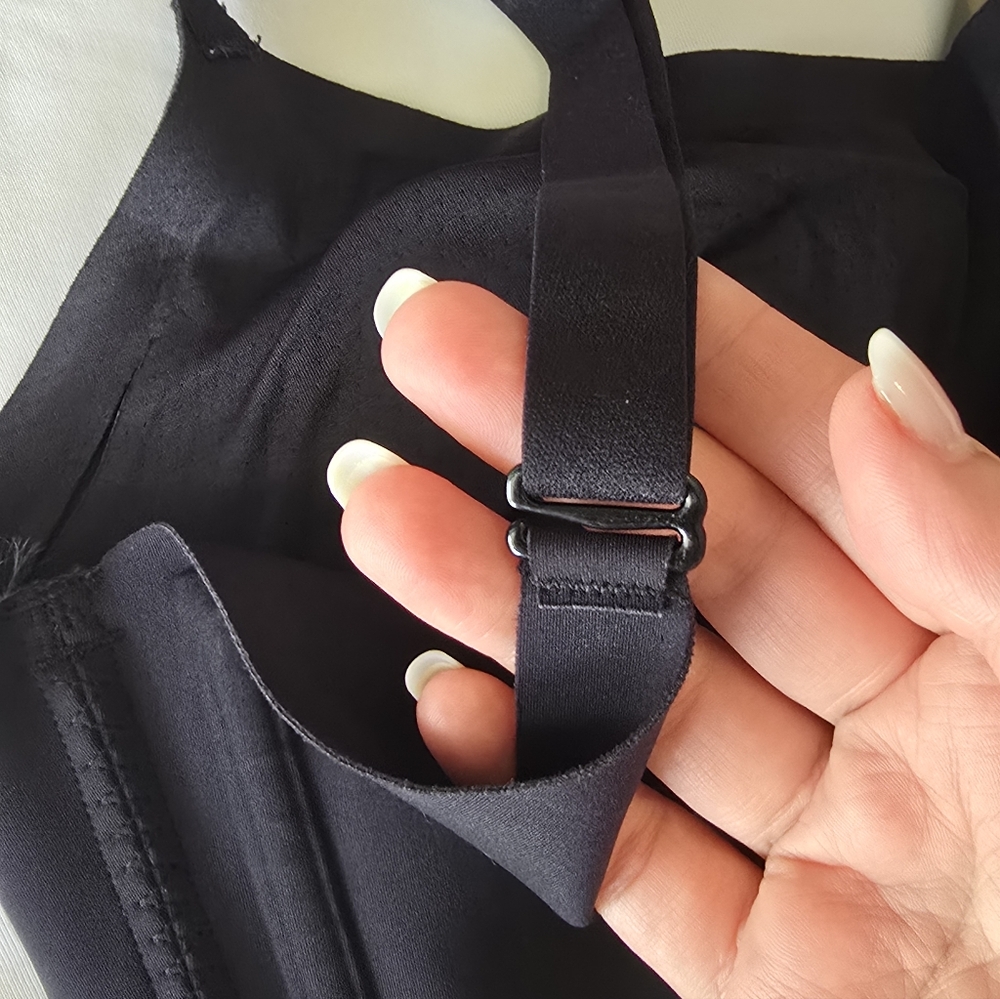 Honeylove | Black Mid-Thigh Bodysuit Size XL - Picture 3 of 4